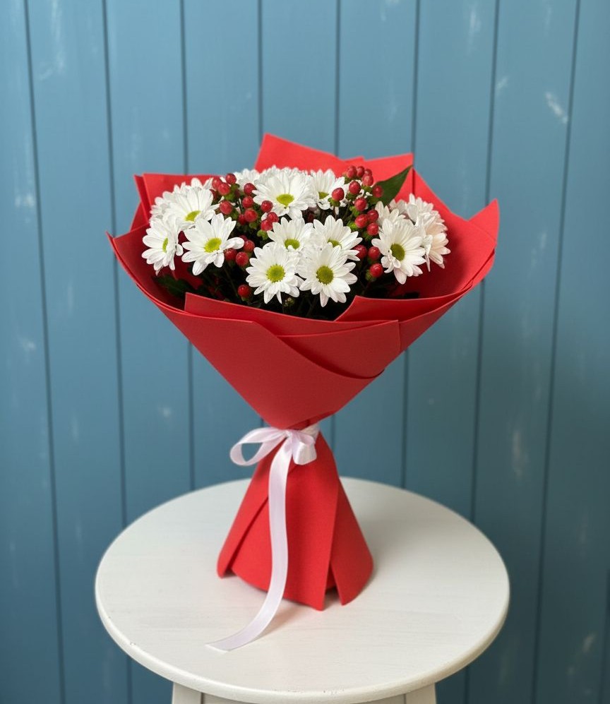 Букет цветов из: Хризантемы в Муезерском