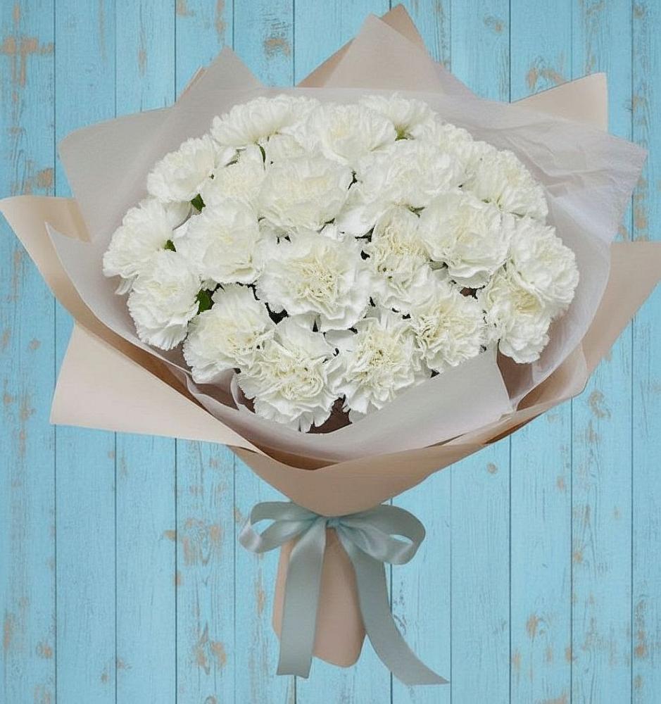 Букет цветов из: Гвоздики в Муезерском