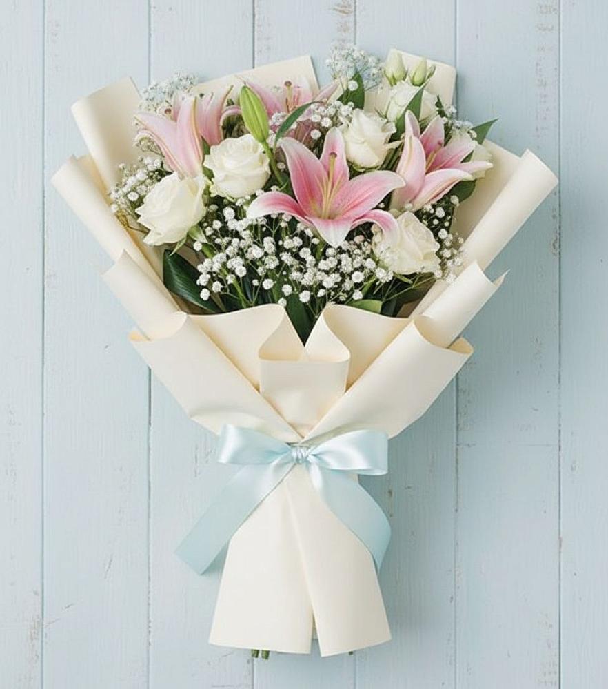 Букет цветов из: Лилии в Муезерском