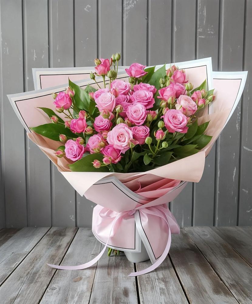 Букет Розовый кустик в Муезерском