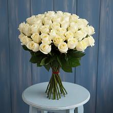 Букет 51 Белая роза Эдлесс Лав #REPLACE_PRED# Муезерском