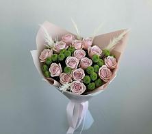 Букет цветов из:  Розы и Хризантемы в Муезерском