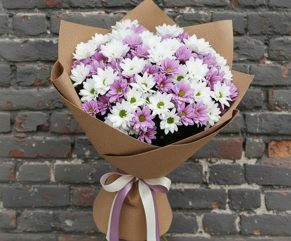 Букет цветов из: Хризантемы в Муезерском