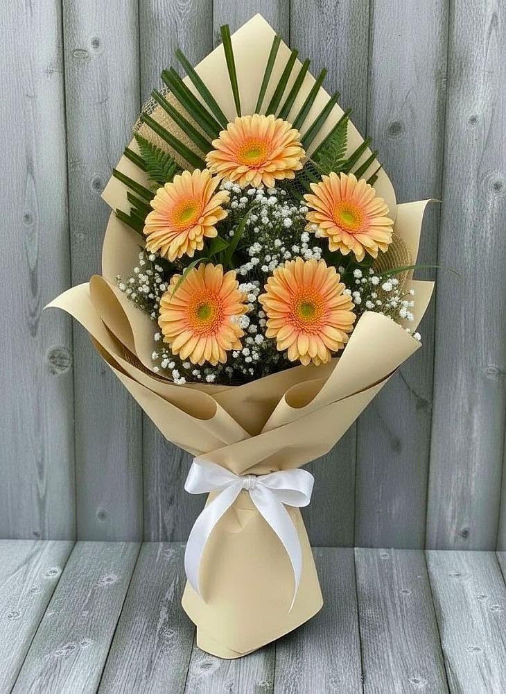 Букет цветов из: Герберы в Муезерском