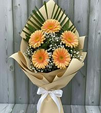 Букет цветов из:  Герберы в Муезерском