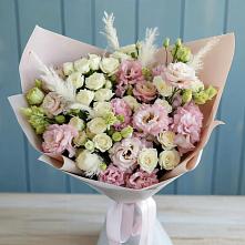 Букет цветов из:  Альстромерии и Розы в Муезерском